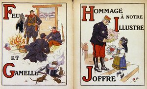 Vuur en mess tin, en eerbetoon aan maarschalk Joffre, illustratie uit 