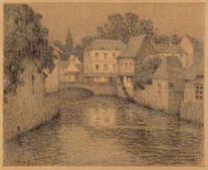 Landschap door Henri Le Sidaner