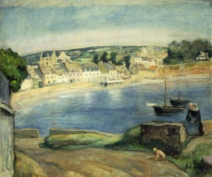 Bretons landschap bij Miget door Henri Lebasque