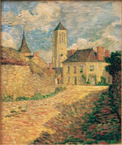 Het dorp Champigné, Maine-et-Loire