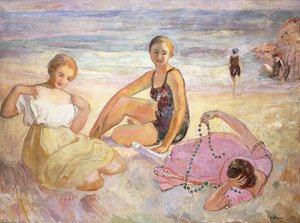Drie Vrouwen op het Strand