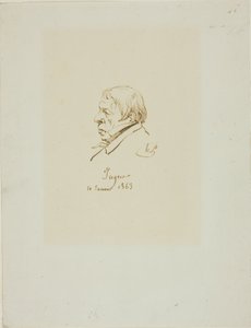 Jean Auguste Dominique Ingres door Henri Lehmann
