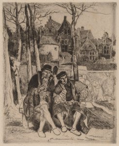 Faust en Wagner door Henri Leys