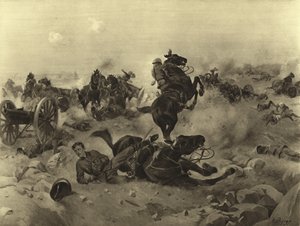 Slag bij Colenso, 1899 (gravure)