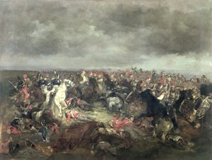 Maarschalk Ney (1769-1815) bij Waterloo door Henri Louis Dupray