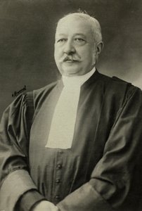 Portret van Albert Salle (foto) door Henri Manuel