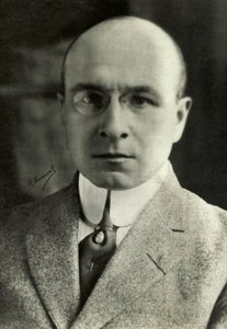Portret van Alexis Carrel (foto) door Henri Manuel