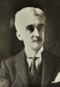 Portret van de Belg Paul Hymans (foto) door Henri Manuel