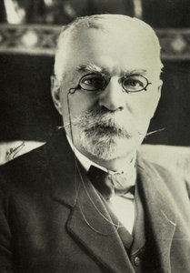 Portret van Edouard Quenu (foto) door Henri Manuel