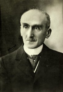 Portret van Henri Bergson (foto) door Henri Manuel