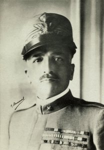 Portret van de Italiaanse generaal Armando Diaz (foto) door Henri Manuel