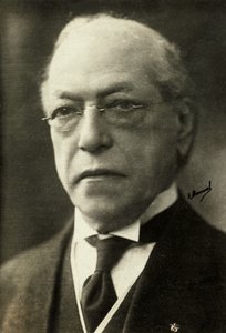Portret van Samuel Gompers (foto) door Henri Manuel