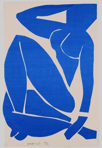 Blauw naakt III door Henri Matisse