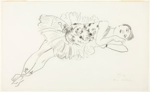 Danser Reclining, uit Ten Dancers door Henri Matisse