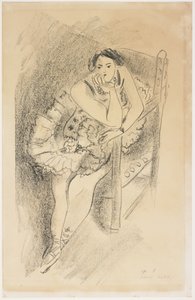 Danser in een houten stoel door Henri Matisse