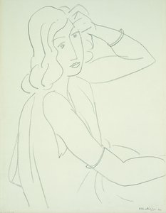 Vrouw met armbanden door Henri Matisse