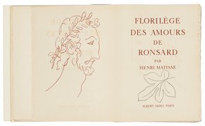 Een selectie uit de Amours van Ronsard door Henri Matisse
