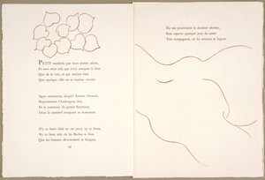 Florilège van Ronsards Amours, 29 november door Henri Matisse