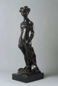 Staand meisje, armen langs haar zij door Henri Matisse
