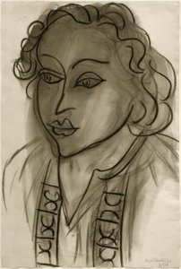 Hoofd van een vrouw door Henri Matisse