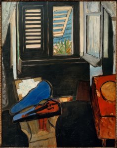 Interieur met viool door Henri Matisse