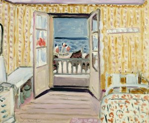 Interieur, 14 juli, Etretat door Henri Matisse
