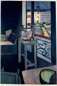 Interieur, goudvissenkom door Henri Matisse