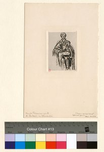 Josette Gris, figuur in een fauteuil door Henri Matisse