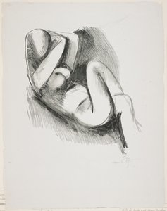 Le Grand Nu (Groot naakt) door Henri Matisse