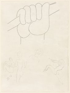 Le Guignon, plaat twee uit Poesies de Mallarmé door Henri Matisse