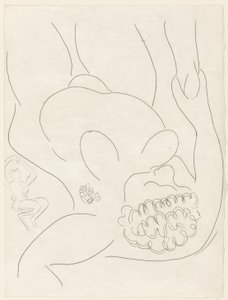 Le Pitre Châtié, plaat vier uit Poesies de Mallarmé door Henri Matisse