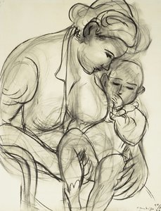 Moederschap; Maternite door Henri Matisse