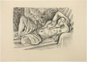 Odaliske met magnolia door Henri Matisse