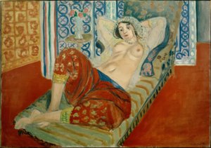 Odaliske met rode broek door Henri Matisse