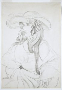 Gepluimde Hoed door Henri Matisse
