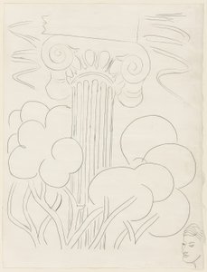 Verschillende sonnetten: "A la nue accablante...", plaat 29 uit Poesies de Mallarmé door Henri Matisse