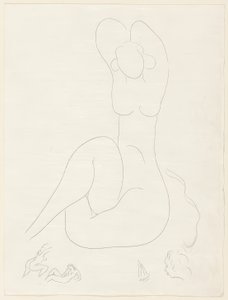Verschillende sonnetten: "Quelle soie...", plaat 28 uit Poesies de Mallarmé door Henri Matisse