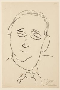 Portret van Paul Léautaud door Henri Matisse