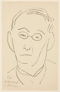 Portret van Paul Léautaud door Henri Matisse