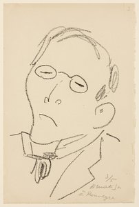 Portret van Paul Léautaud door Henri Matisse