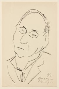 Portret van Paul Léautaud door Henri Matisse