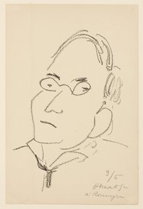 Portret van Paul Léautaud door Henri Matisse