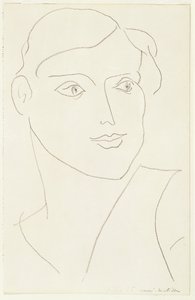 Portret van een vrouw door Henri Matisse