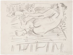 Liggend naakt door Henri Matisse