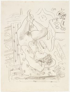 Liggend naakt door Henri Matisse