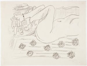 Liggend naakt door Henri Matisse