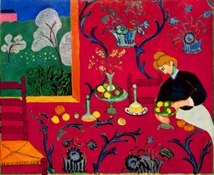 Rode kamer (Harmonie in rood door Henri Matisse