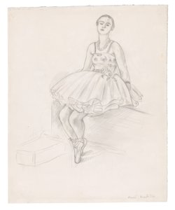 Zittende danser door Henri Matisse