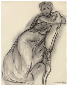 Zittende vrouw door Henri Matisse