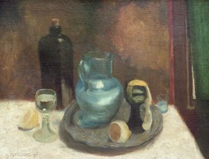 Stilleven met citroen of de blauwe karaf door Henri Matisse